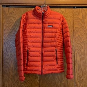 Patagonia Down Sweater Red-orange Medium
